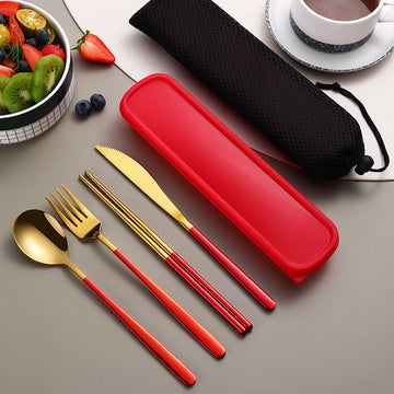 Portable Utensils Set: small in size and light in weight, making it easy to carry around. suitable for daily use, travels, picnics, barbecues, street foods, school office lunches, camping, hiking, home travel, parties or and eating on the go, etc.